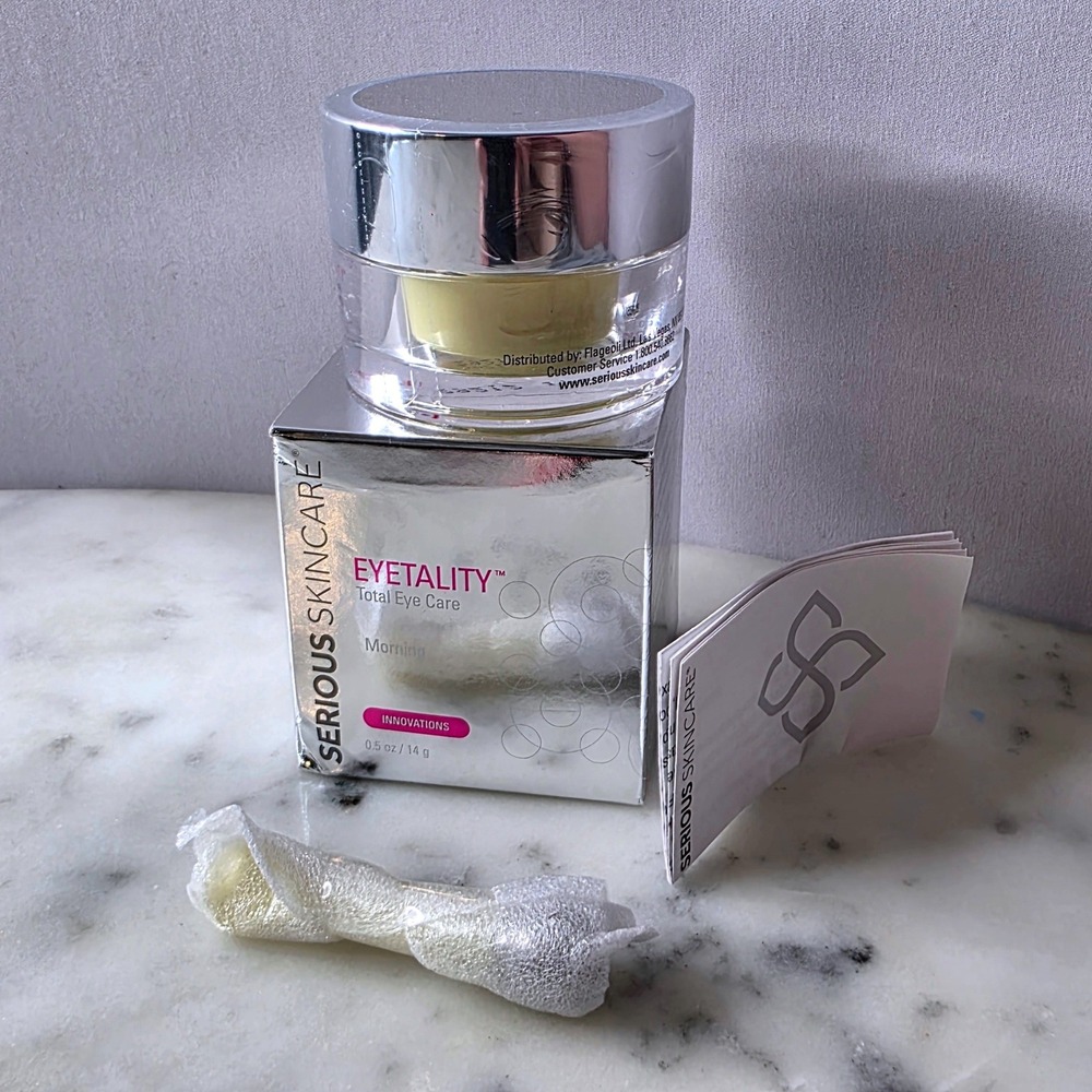 Serious Skincare EYETALITY Total Eye Care Morning 0.5 oz 14g New In Box Sealed